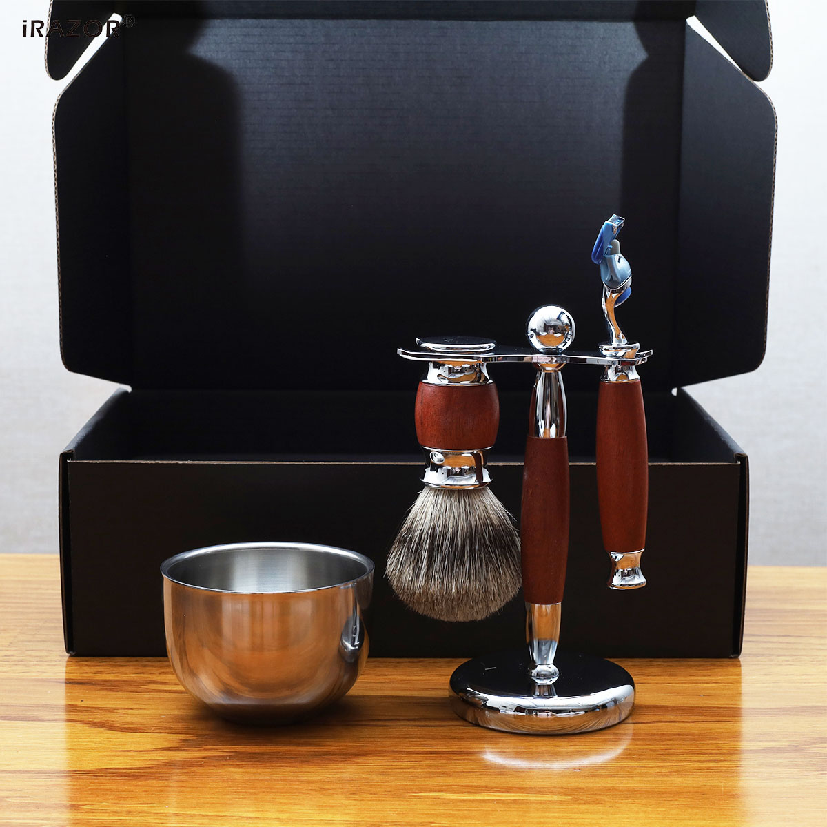 Men'S Grooming Tips - iRAZOR Luxury 5-Blade Fusion Style Razor