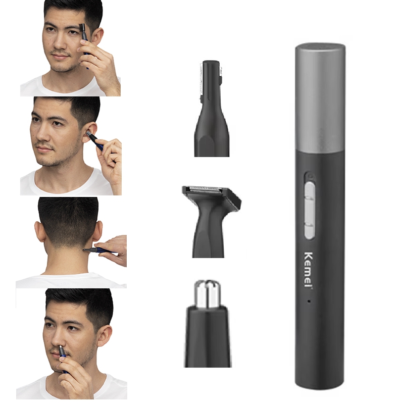 Men'S Grooming Ear Hair - Kemei Pro Rechargeable nose hair trimmer