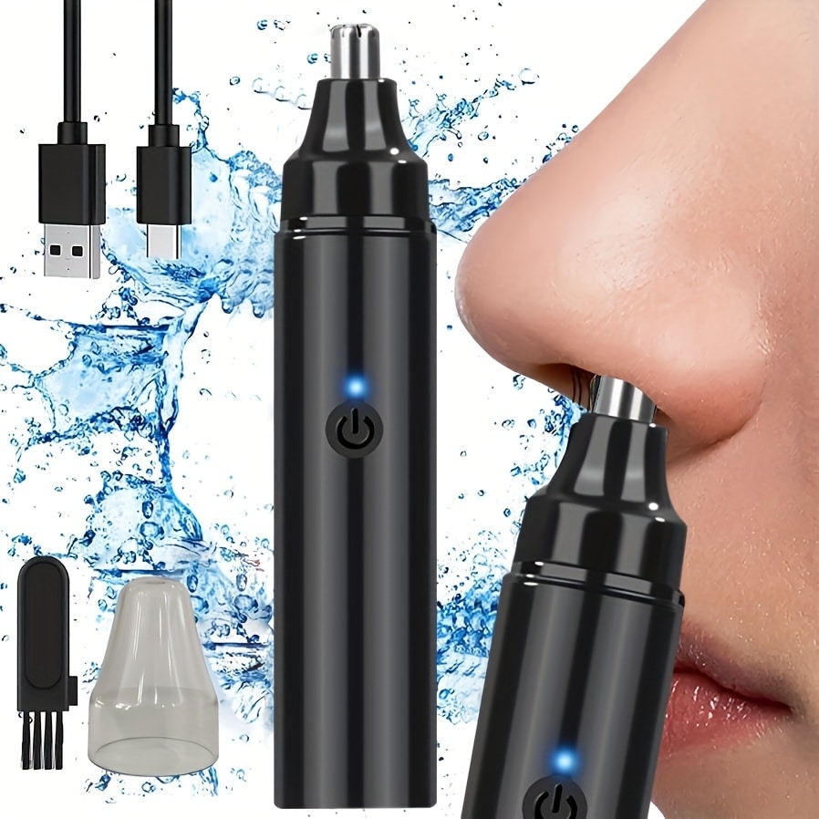 Men'S Grooming Ear Hair - Rechargeable Nose Hair trimmer and Facial