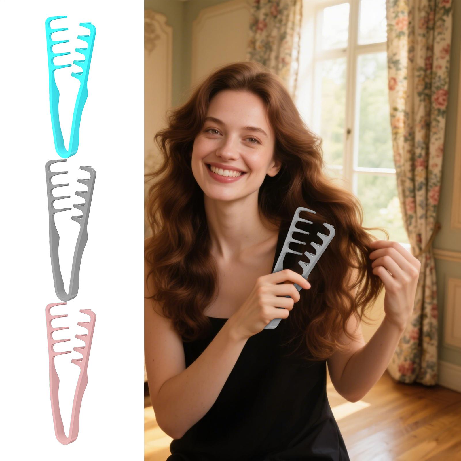 Men'S Grooming Product - Wide Tooth Hair Comb Volumizing Wide-Tooth