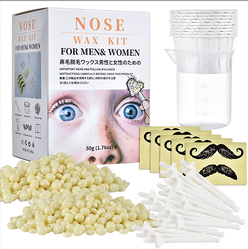 Men'S Grooming Wax - Wax bean Painless Nose Hair Wax