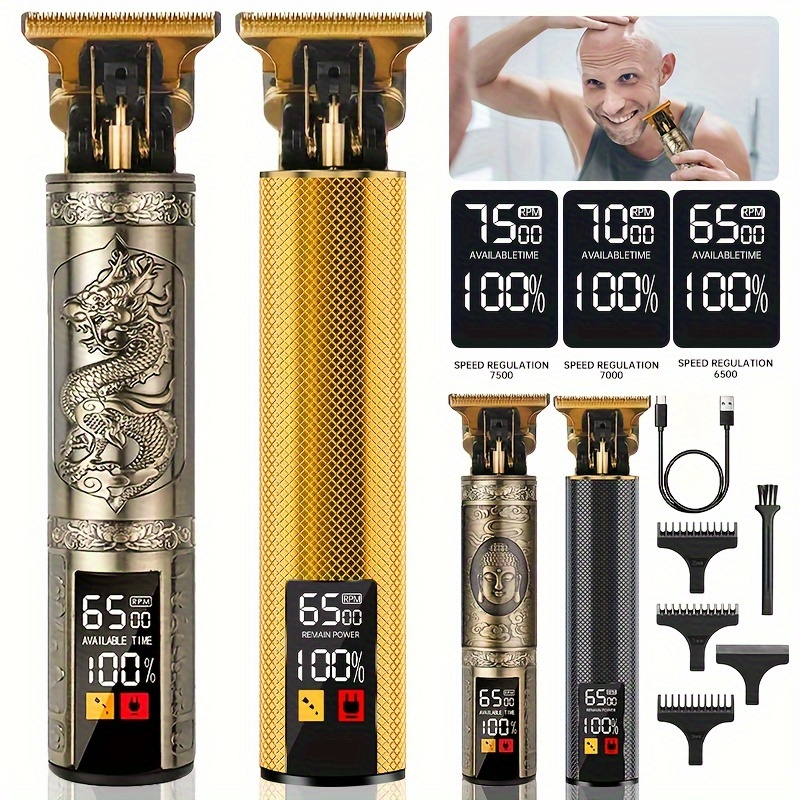 Men'S Grooming Essentials - Professional Vintage Hair Clippers and Trimmers