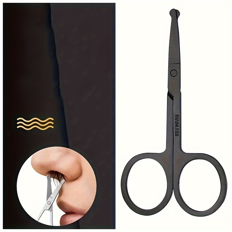 Men'S Grooming Tips - Stainless Steel Rounded Tip Nose Hair