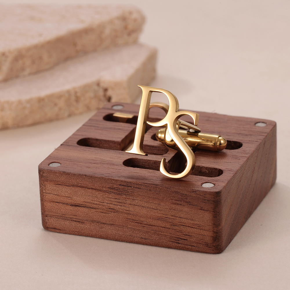 Stainless Steel Custom Cufflin - Men'S Grooming Wedding Day ulasan dan harga