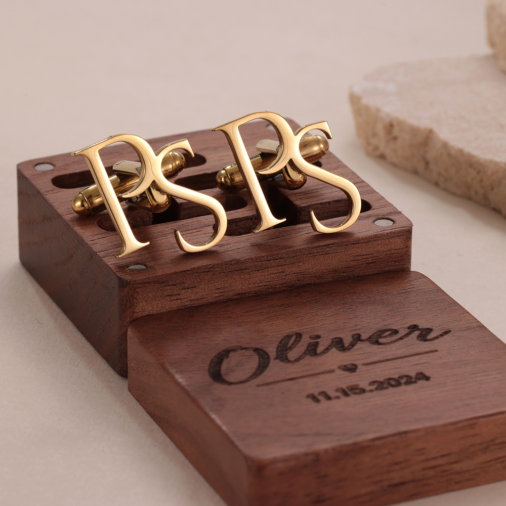 Stainless Steel Custom Cufflin - Men'S Grooming Wedding Day ulasan dan harga