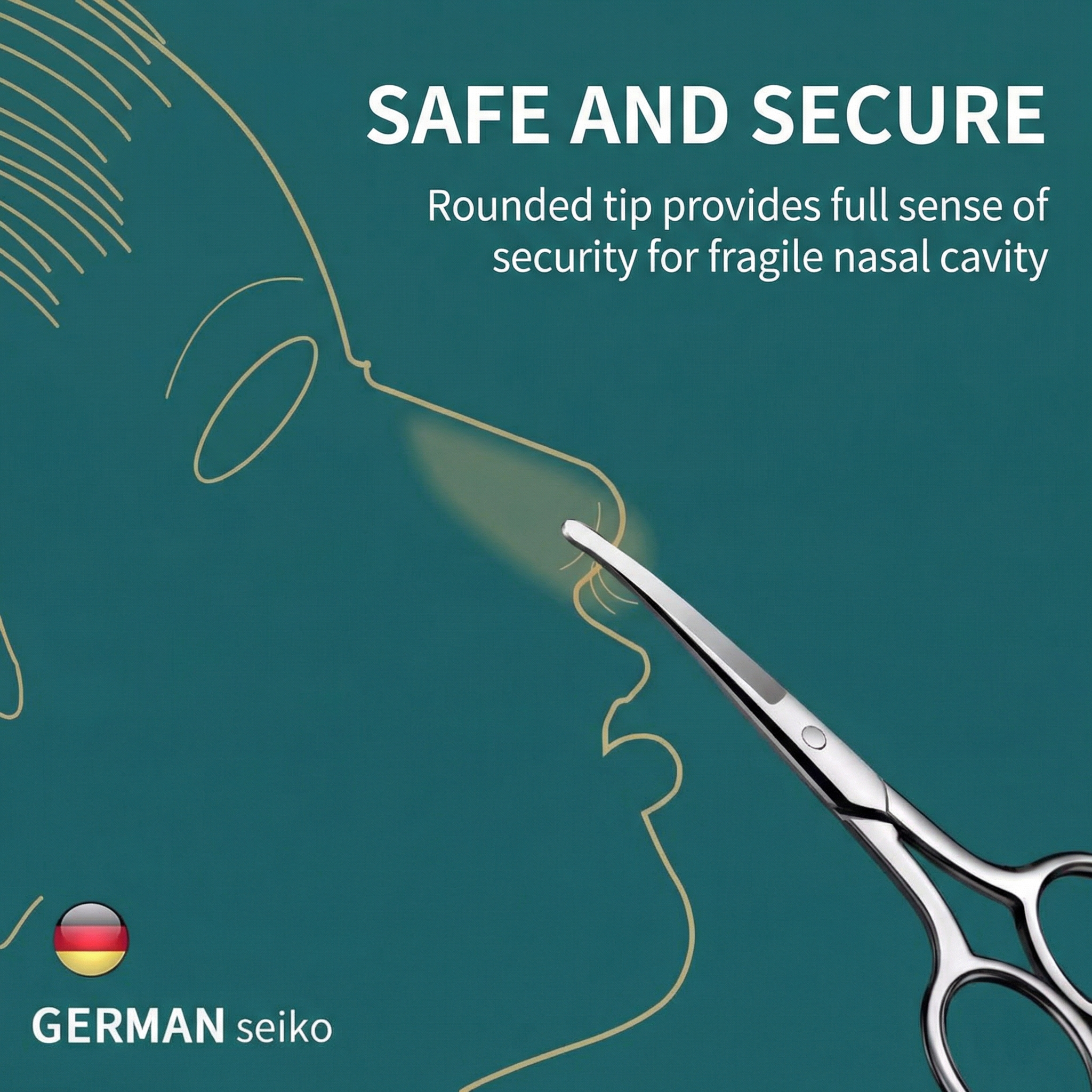 German Style Round-Tip Nose Ha - Men'S Grooming Tips ulasan dan harga