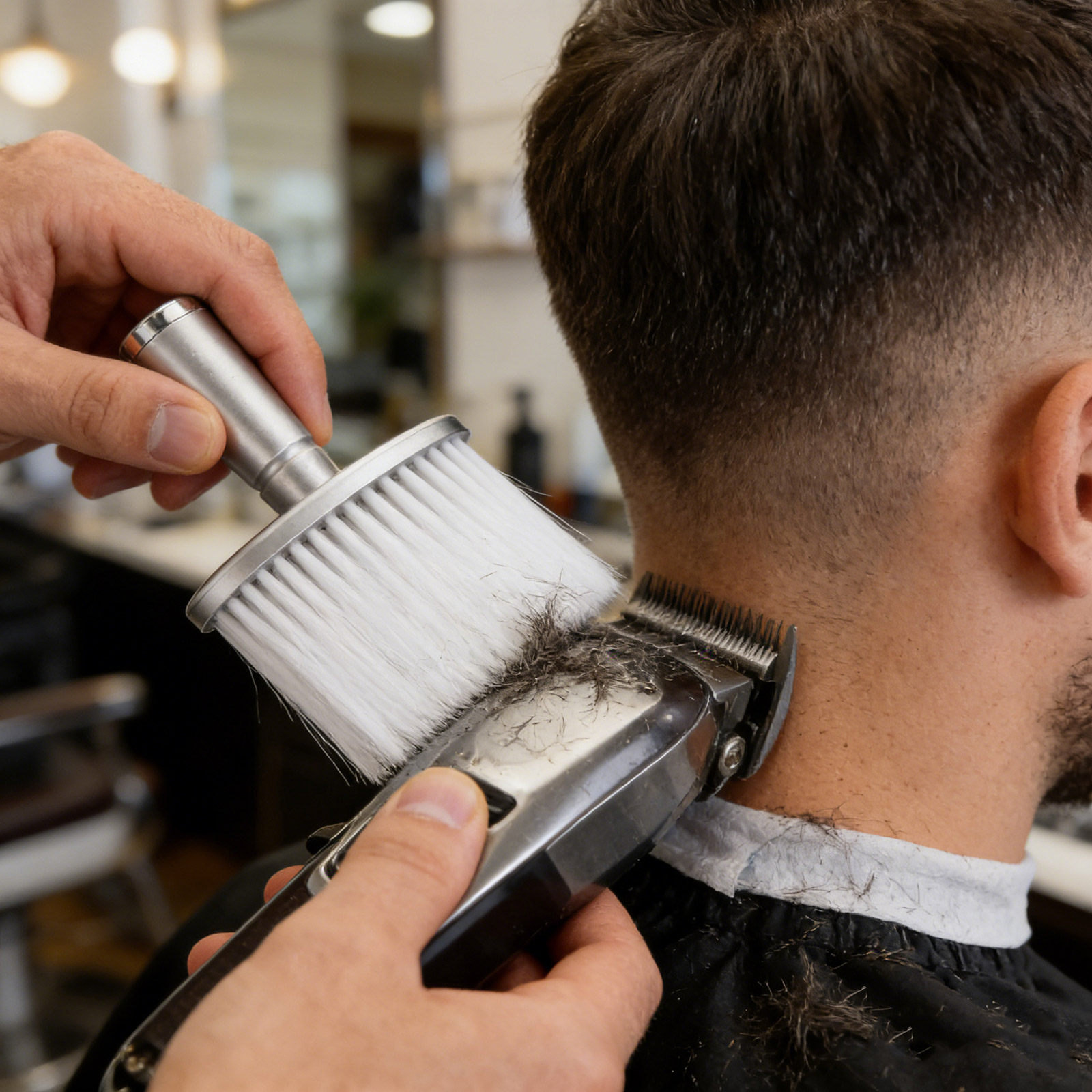 Barber Neck Duster Brush Soft  - Hair Clipper Professional ulasan dan harga