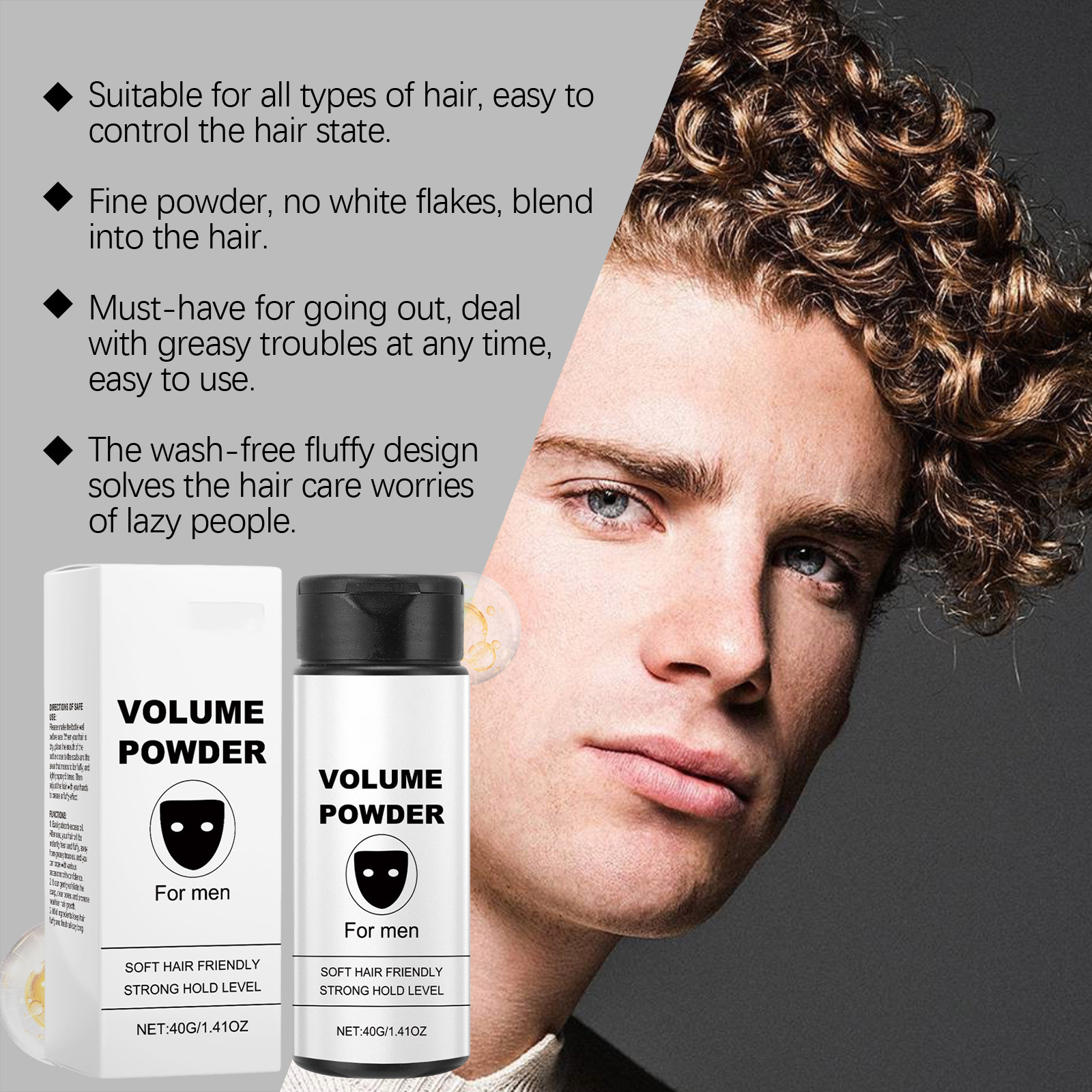 Volume Powder for Men Strong H - Men'S Grooming Wax ulasan dan harga