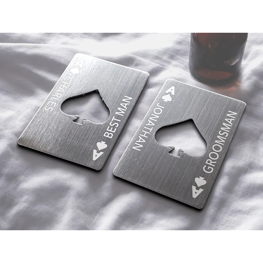 Custom Ace of Spades Groomsmen - Men'S Grooming Wedding Day ulasan dan harga