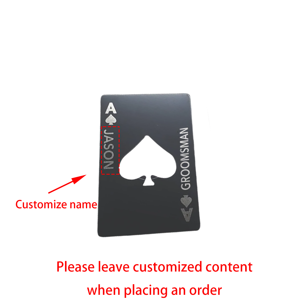 Custom Ace of Spades Groomsmen - Men'S Grooming Wedding Day ulasan dan harga