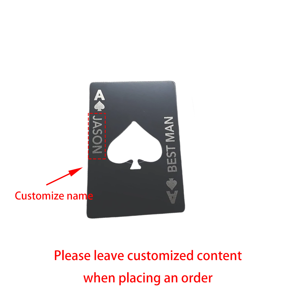 Custom Ace of Spades Groomsmen - Men'S Grooming Wedding Day ulasan dan harga