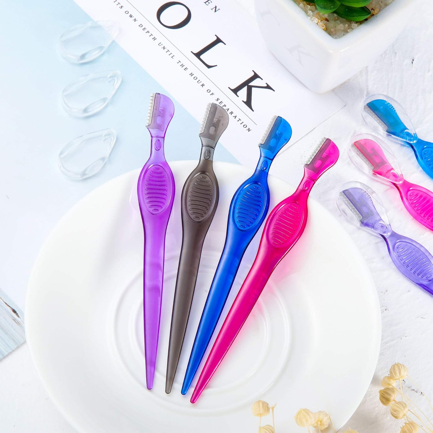 28 Pcs Eyebrow Razor Shaver Tr - Eyebrow Razor Trimmer ulasan dan harga
