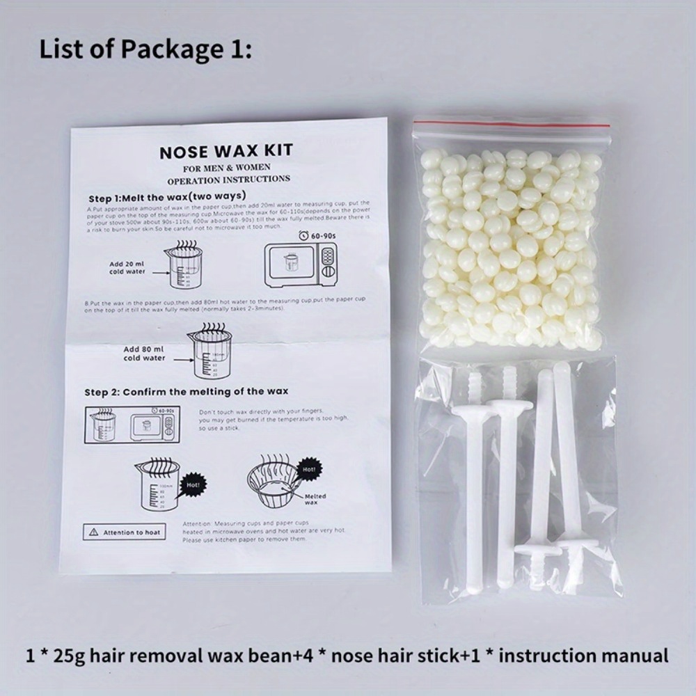 Unisex Nose Hair Waxing Kit Er - Men'S Grooming Wax ulasan dan harga