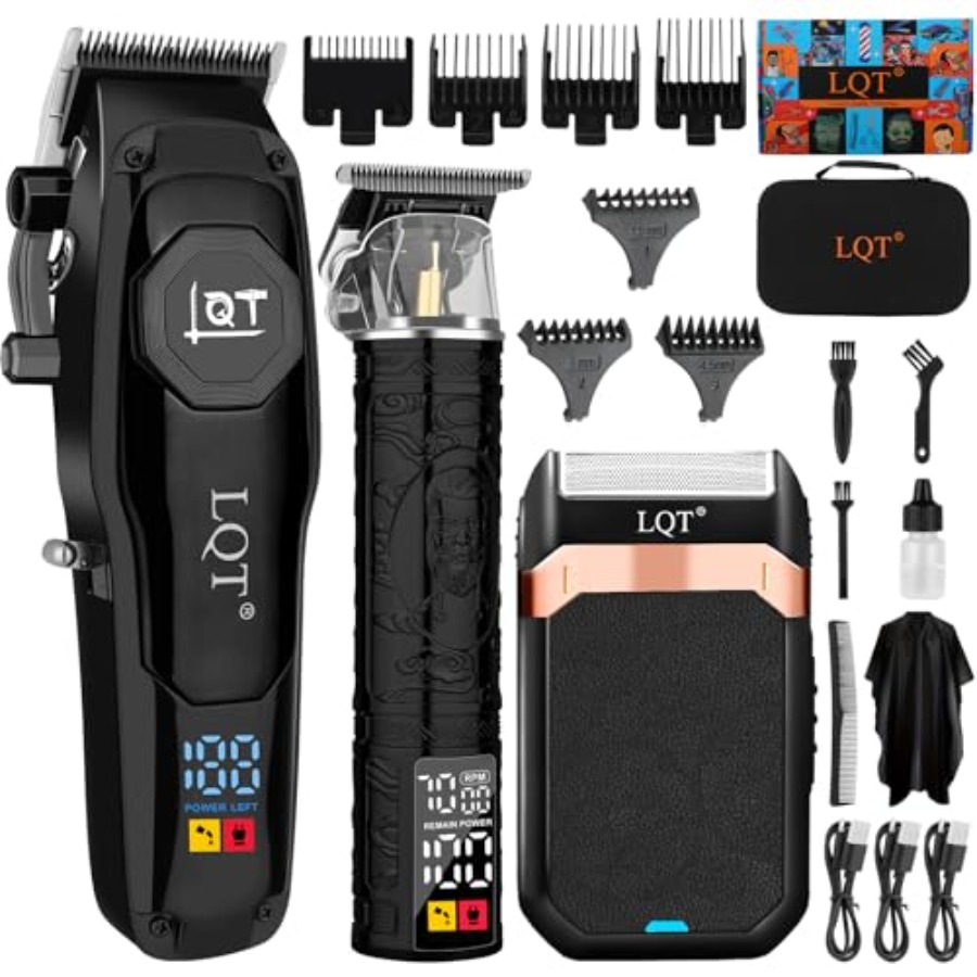 Professional Cordless Hair Cli - Men'S Grooming Electric Trimmer ulasan dan harga