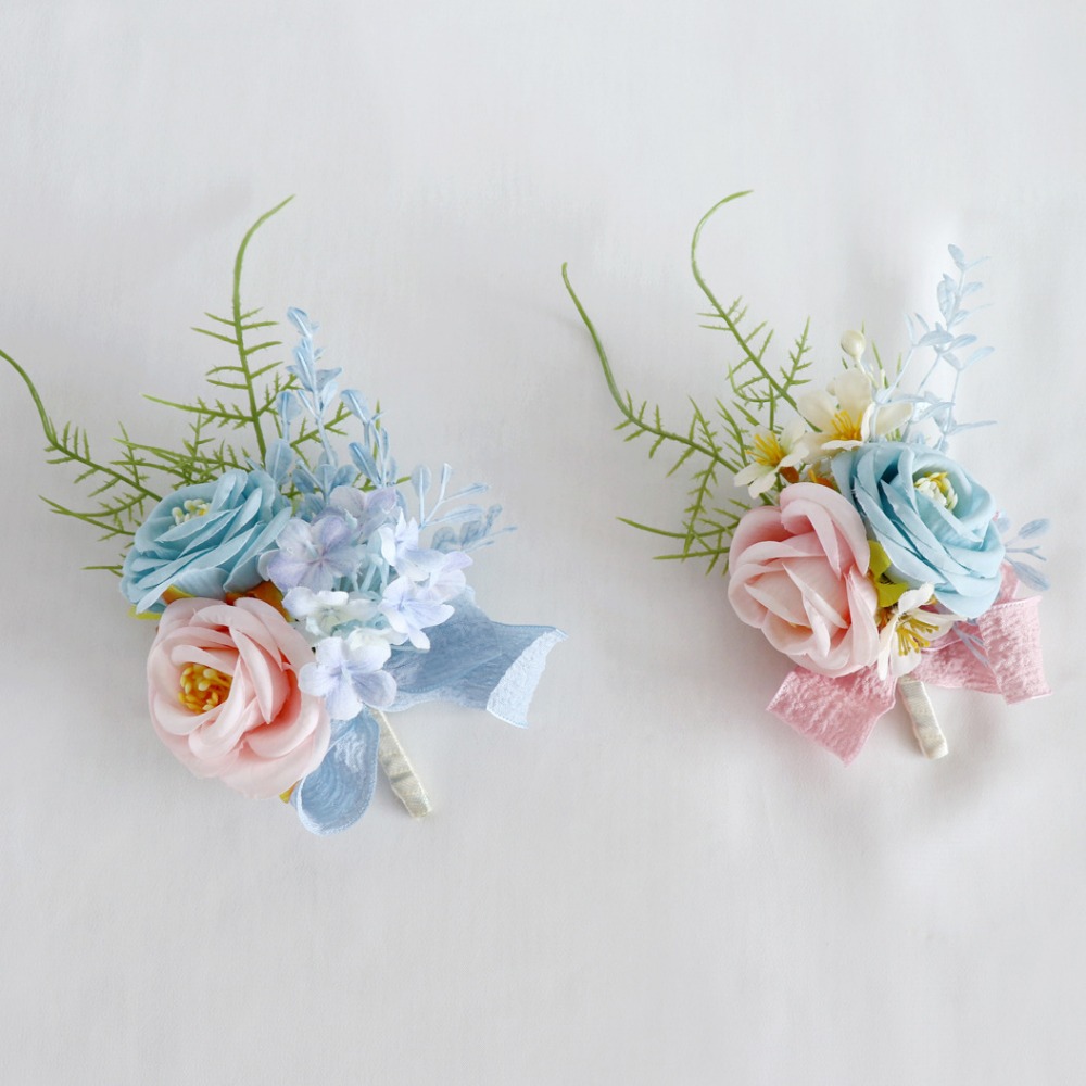 Classy Silk Rose Flower Head M - Men'S Grooming Wedding Day ulasan dan harga
