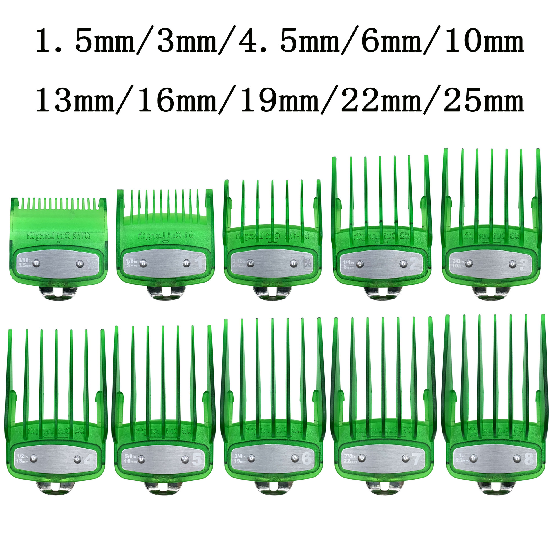10Pcs Transparent Hair Clipper - Hair Clipper Professional ulasan dan harga