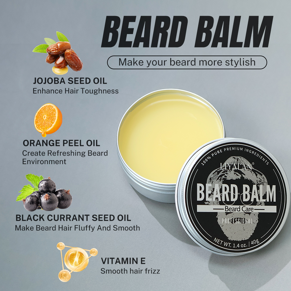 7pcs/sets Men Beard Kit Beard  - Men'S Grooming Wax ulasan dan harga