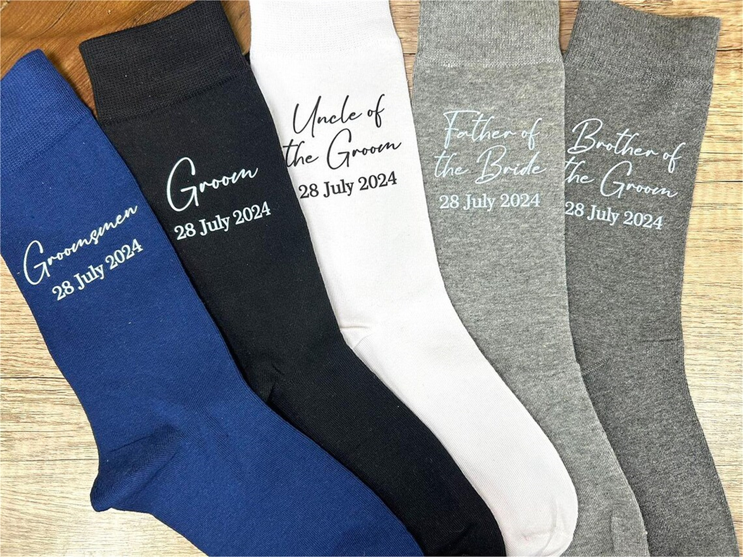 Groomsmen Socks for Wedding, D - Men'S Grooming Wedding Day ulasan dan harga