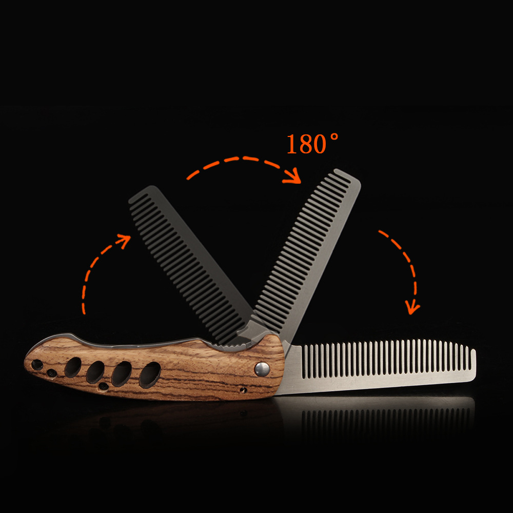 Solid Wood & Metal Folding Bea - Men'S Grooming Essentials ulasan dan harga