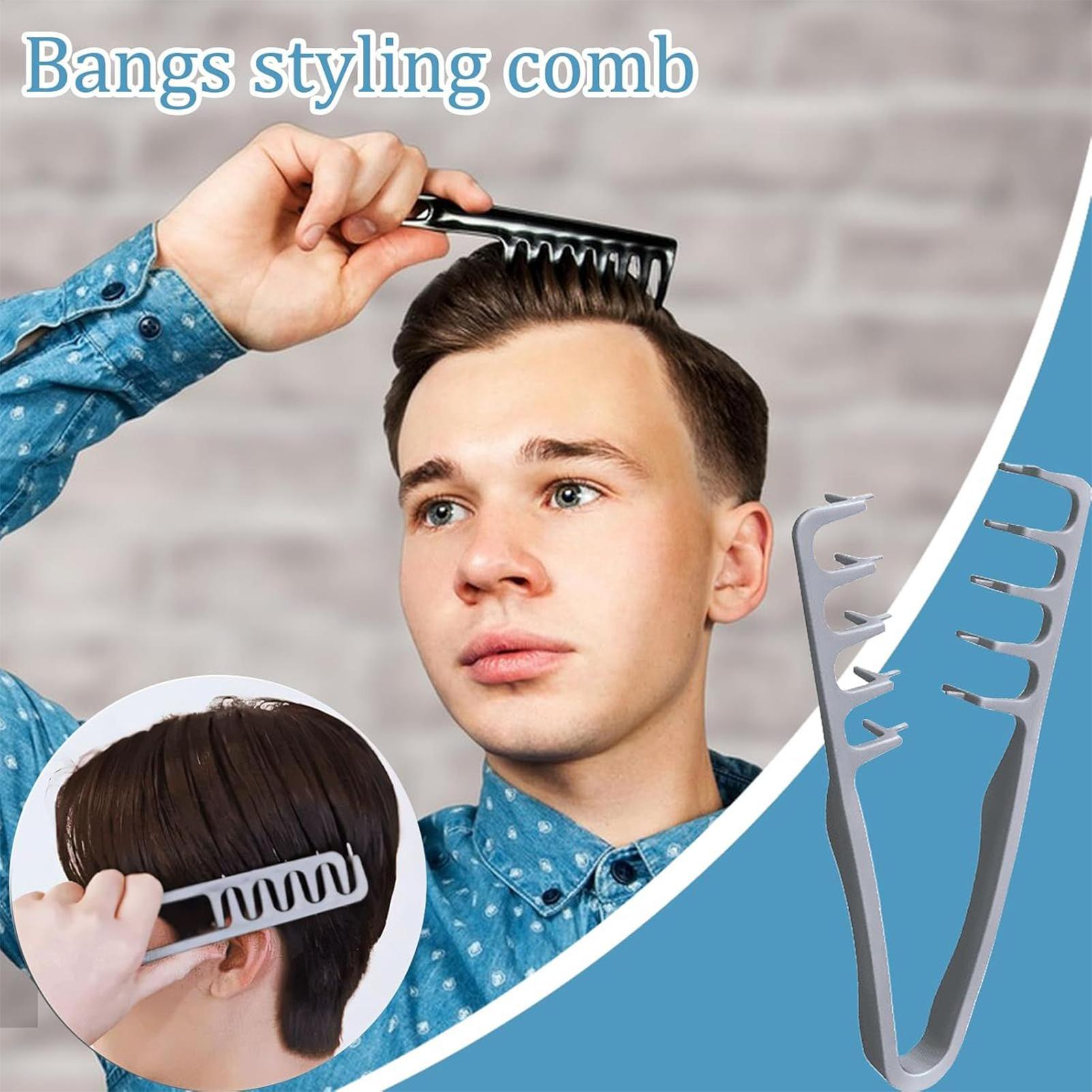 Wide Tooth Hair Comb Volumizin - Men'S Grooming Product ulasan dan harga