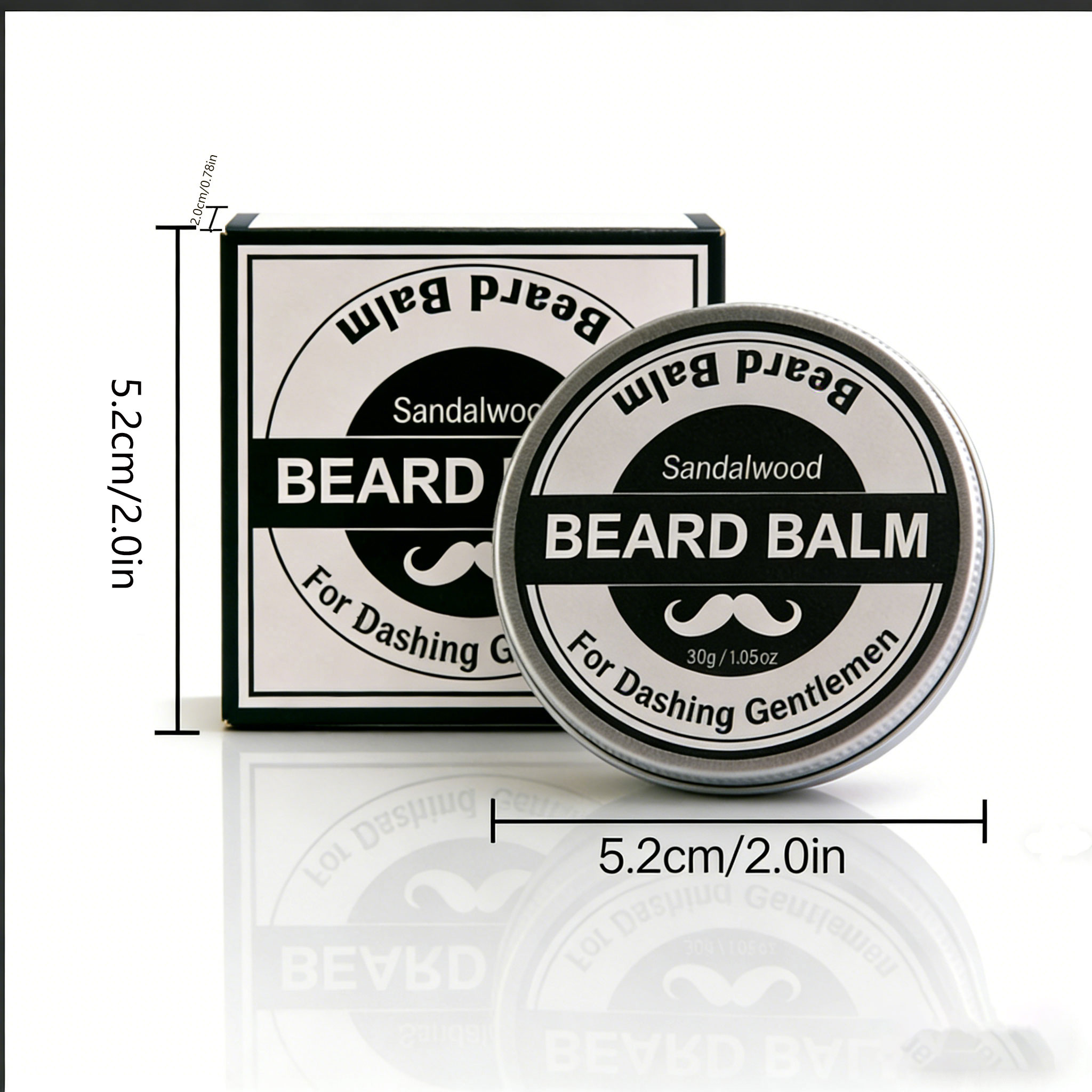 Strong Hold Beard Wax 30g, Nat - Men'S Grooming Wax ulasan dan harga