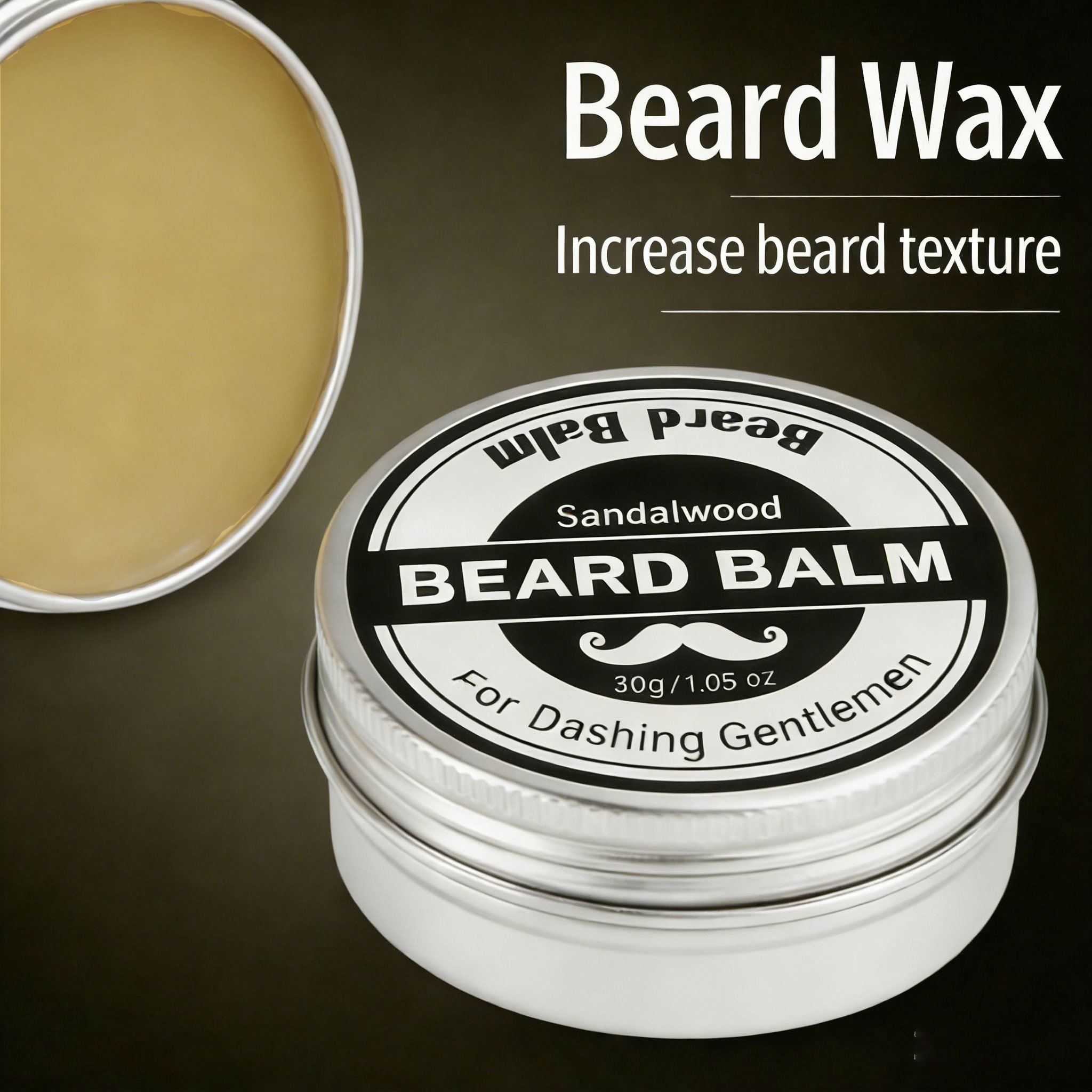 Strong Hold Beard Wax 30g, Nat - Men'S Grooming Wax ulasan dan harga