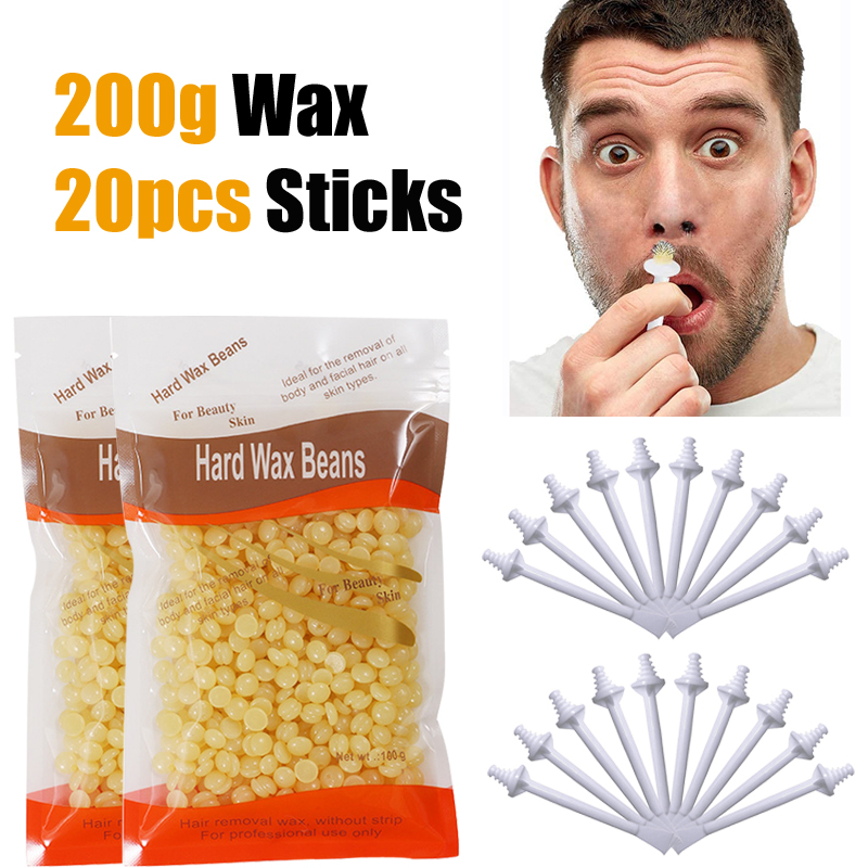 Wax bean Painless Nose Hair Wa - Men'S Grooming Wax ulasan dan harga