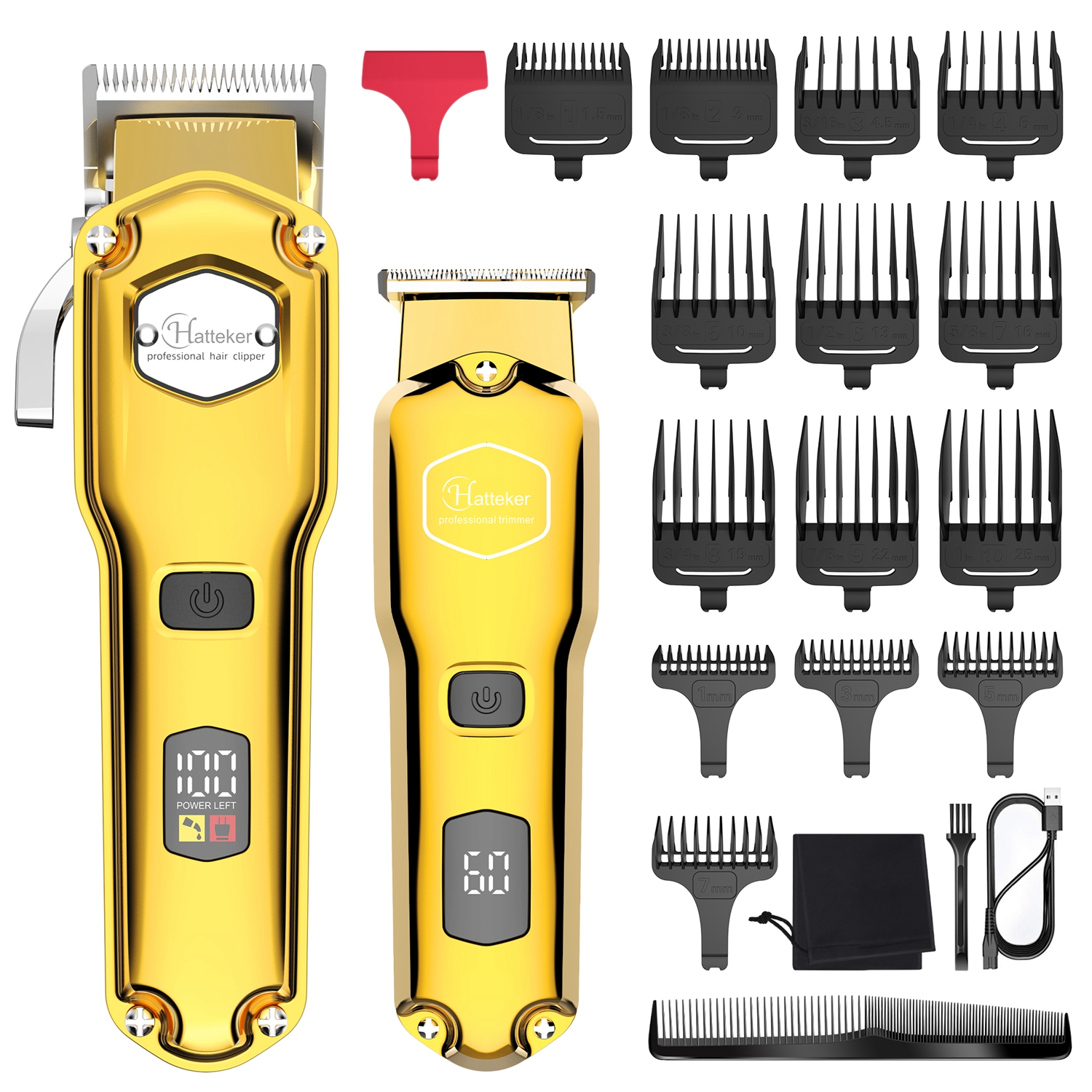 HATTEKER Professional Cordless - Hair Clipper Professional ulasan dan harga