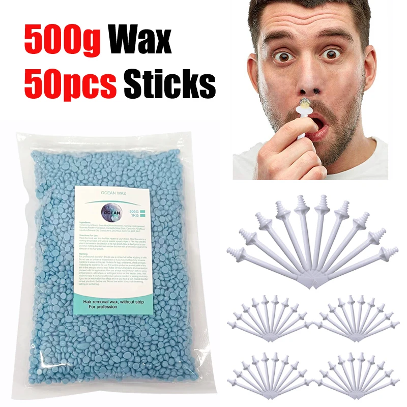 Portable Nasal Wax Kit 50g-500 - Men'S Grooming Wax ulasan dan harga