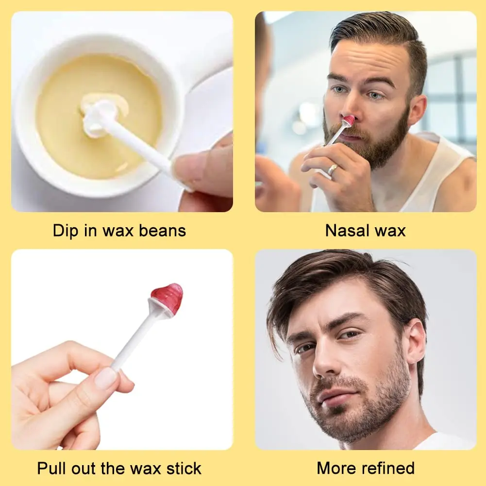 Portable Nasal Wax Kit 50g-500 - Men'S Grooming Wax ulasan dan harga