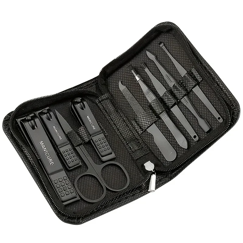 9 Piece in 1 Manicure Set Pedi - Men'S Grooming Essentials ulasan dan harga