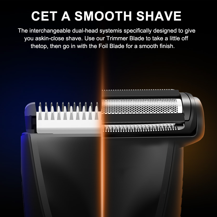 IPX6 Waterproof 2-in-1 Groin/B - Eyebrow Razor Trimmer ulasan dan harga
