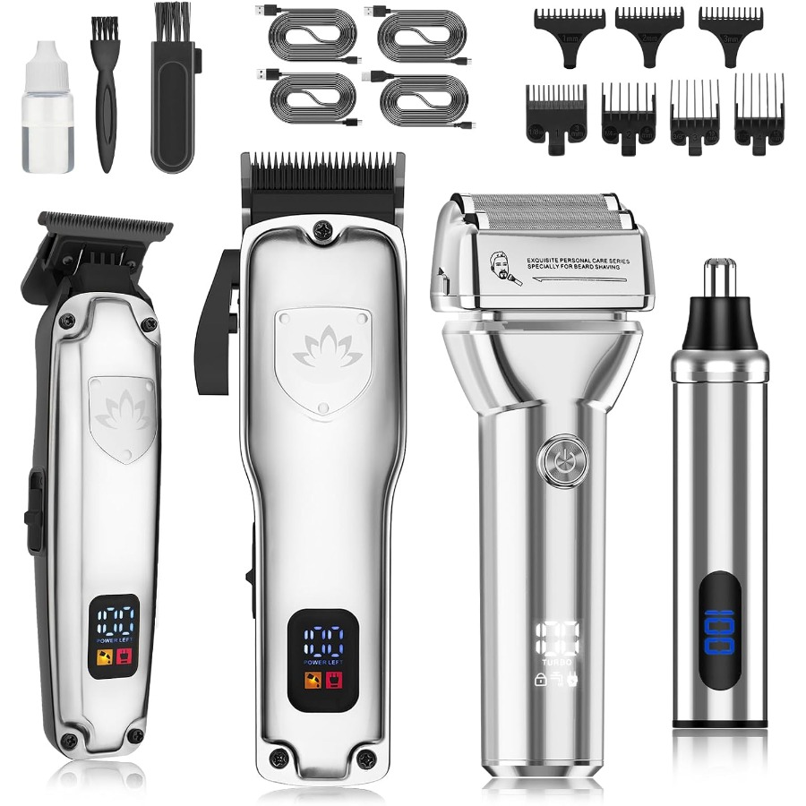 Cordless Hair Clippers for Men - Men'S Grooming Electric Trimmer ulasan dan harga