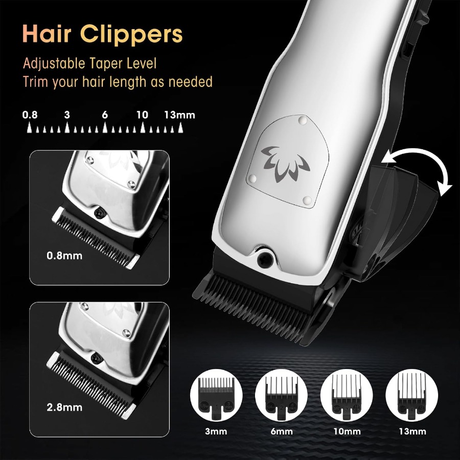 Cordless Hair Clippers for Men - Men'S Grooming Electric Trimmer ulasan dan harga