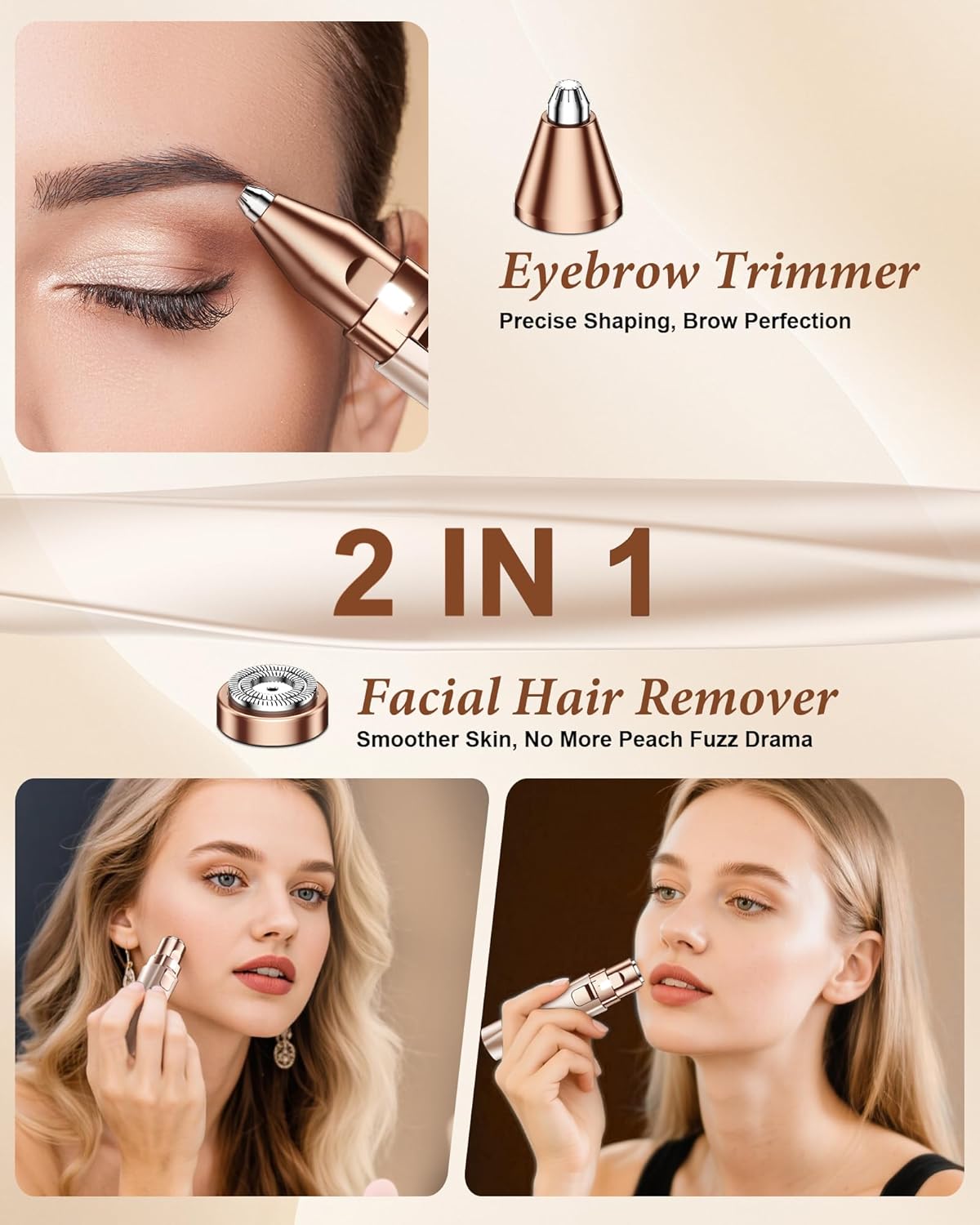 Eyebrow Trimmer Facial Hair Re - Eyebrow Razor Trimmer ulasan dan harga