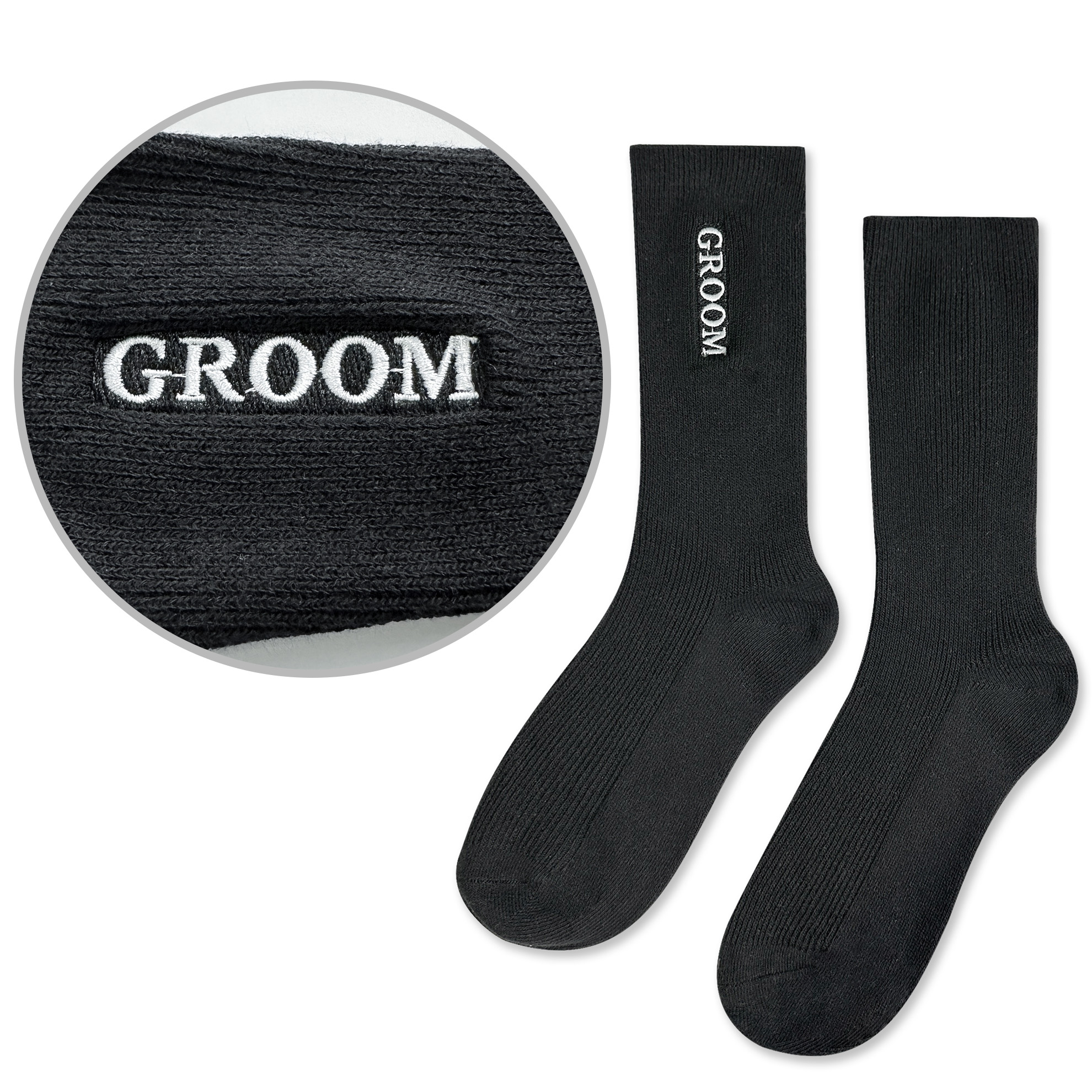 Groom Embroidered Classic Blac - Men'S Grooming Wedding Day ulasan dan harga
