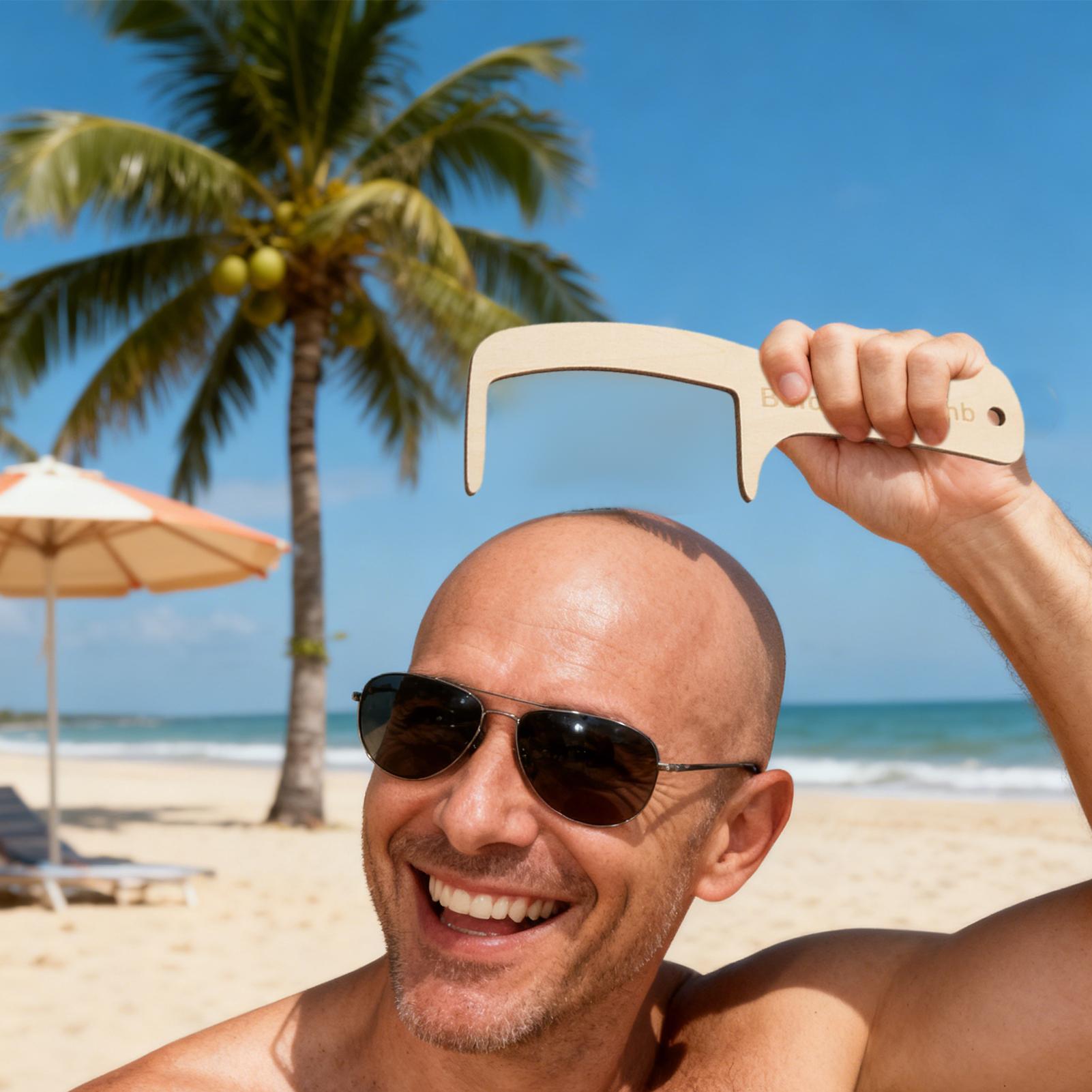2pcs Funny Bald Man Grooming T - Men'S Grooming Essentials ulasan dan harga