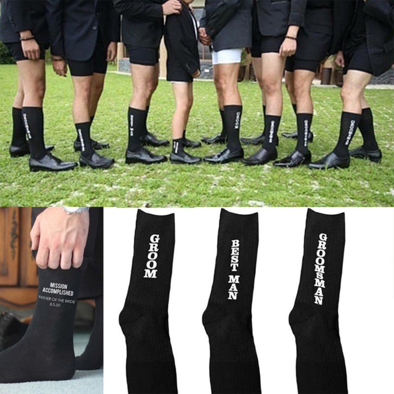 Wedding Socks Men Socks Groom  - Men'S Grooming Product ulasan dan harga