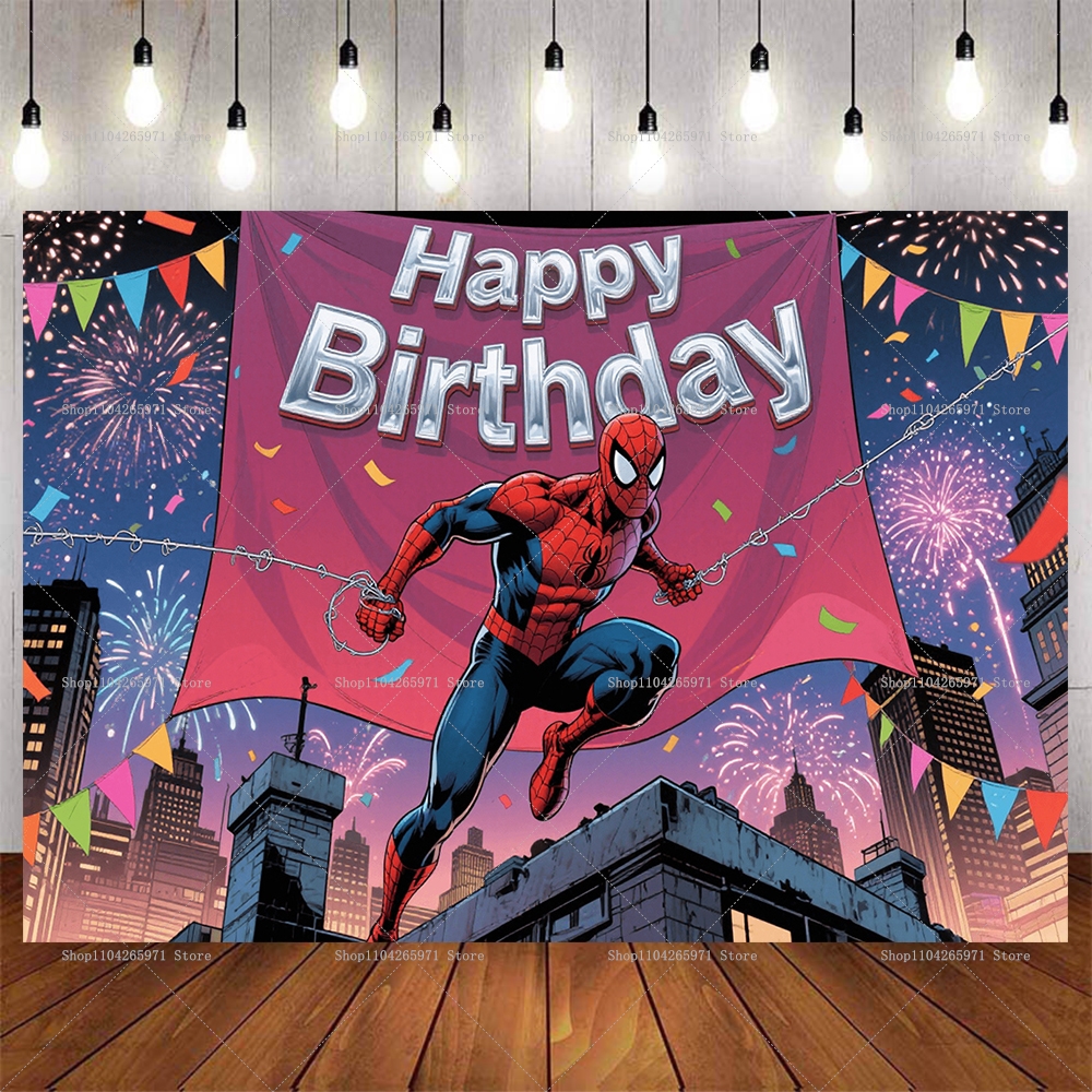 Cool Spider-Man Birthday Backd - Men'S Grooming Wedding Day ulasan dan harga
