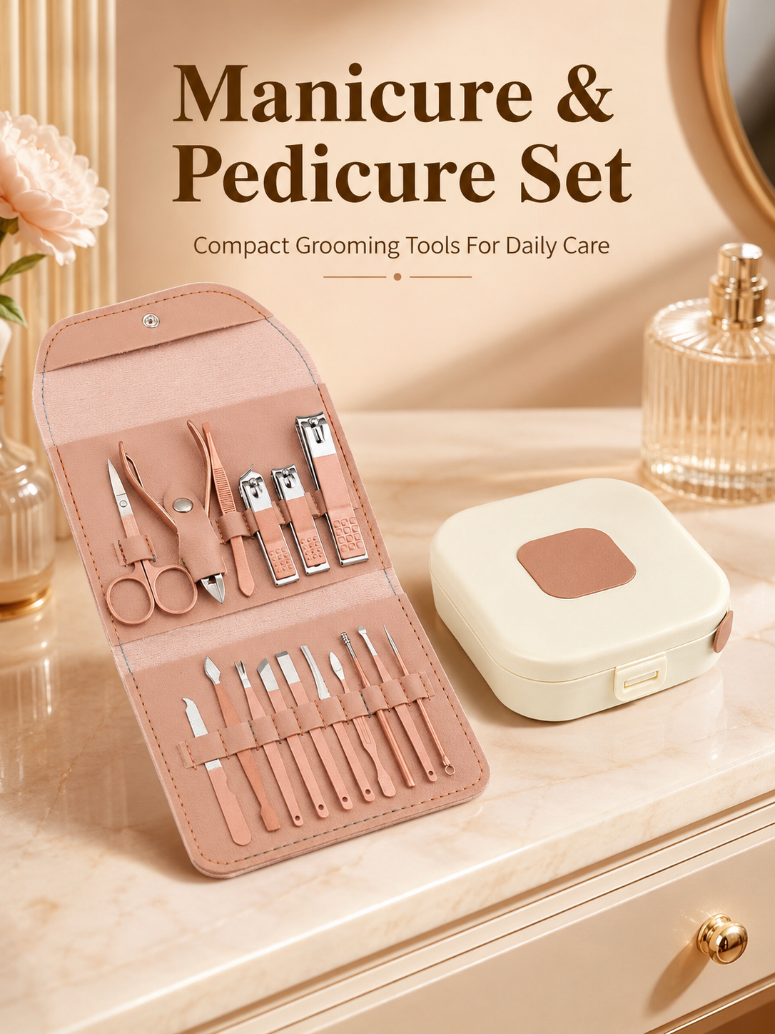 8/16-Piece Manicure Pedicure G - Men'S Grooming Accessories Kit ulasan dan harga