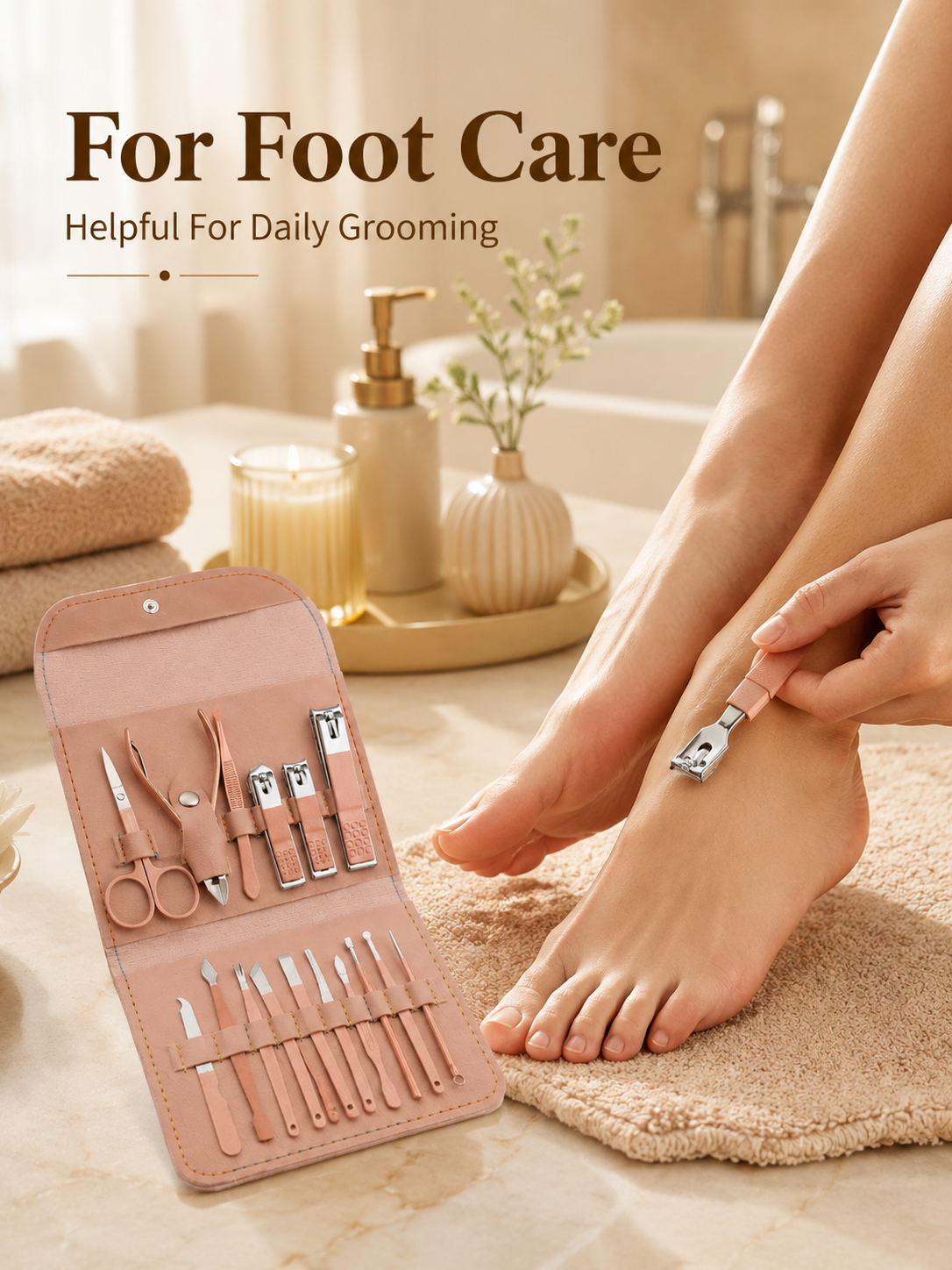 8/16-Piece Manicure Pedicure G - Men'S Grooming Accessories Kit ulasan dan harga