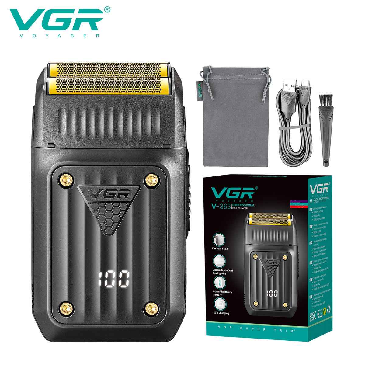 VGR 363 Razor Electric Shaver  - Eyebrow Razor Trimmer ulasan dan harga
