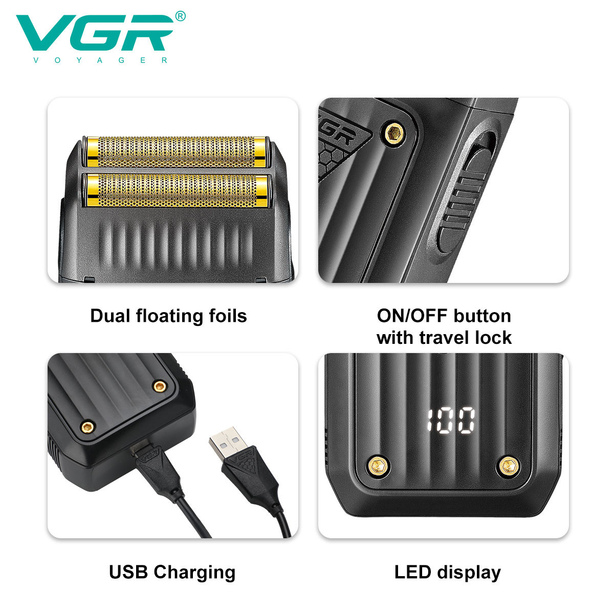 VGR 363 Razor Electric Shaver  - Eyebrow Razor Trimmer ulasan dan harga