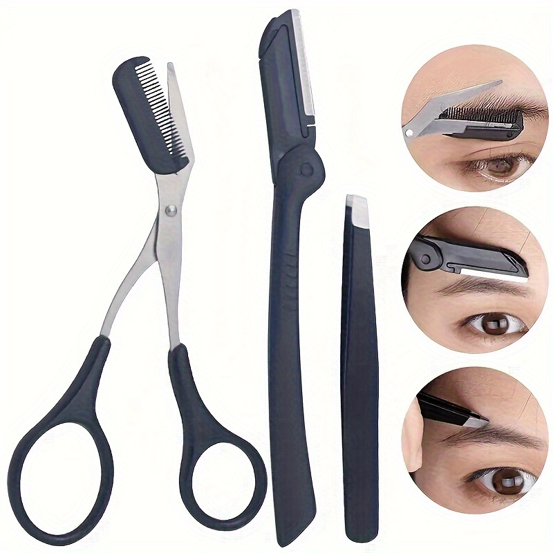 3pcs Set Eyebrow Kit For Women - Men'S Grooming Essentials ulasan dan harga