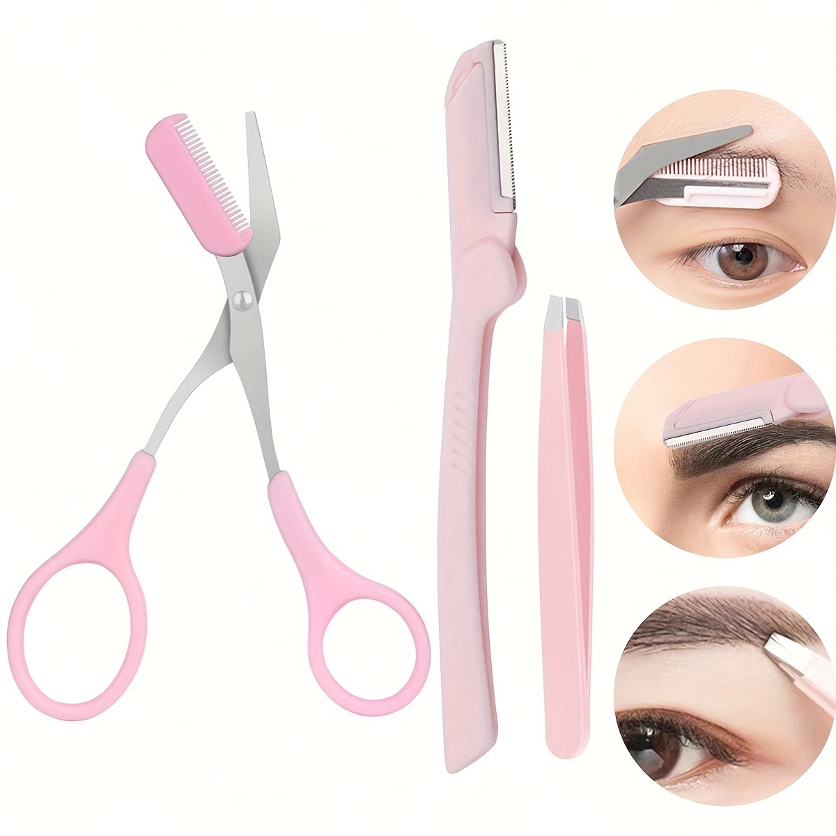 3pcs Set Eyebrow Kit For Women - Men'S Grooming Essentials ulasan dan harga